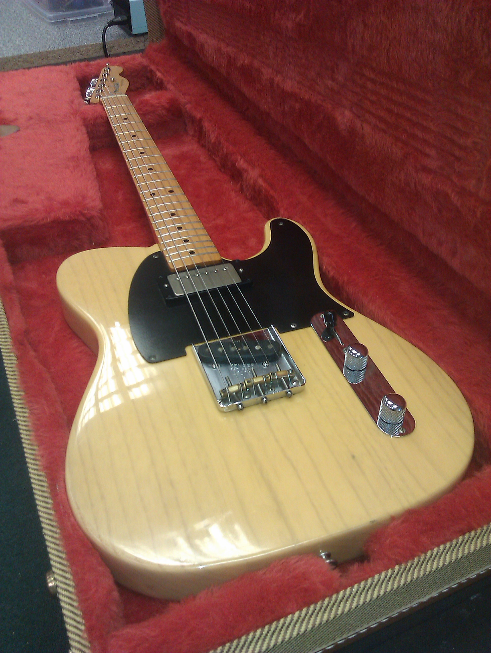 The Bare Knuckles' Mule pickup makes a great upgrade for the Tele.